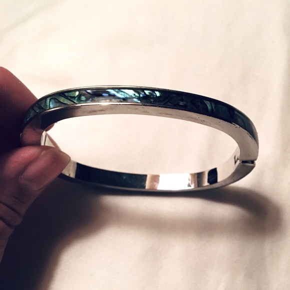 Jewelry - Silver and abalone magnetic bracelet